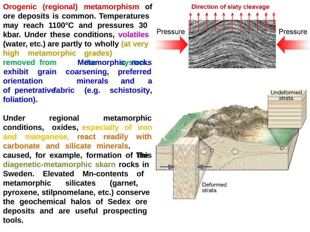 Ore Deposits Formed By Metamorphism Process - slide 5 of 8