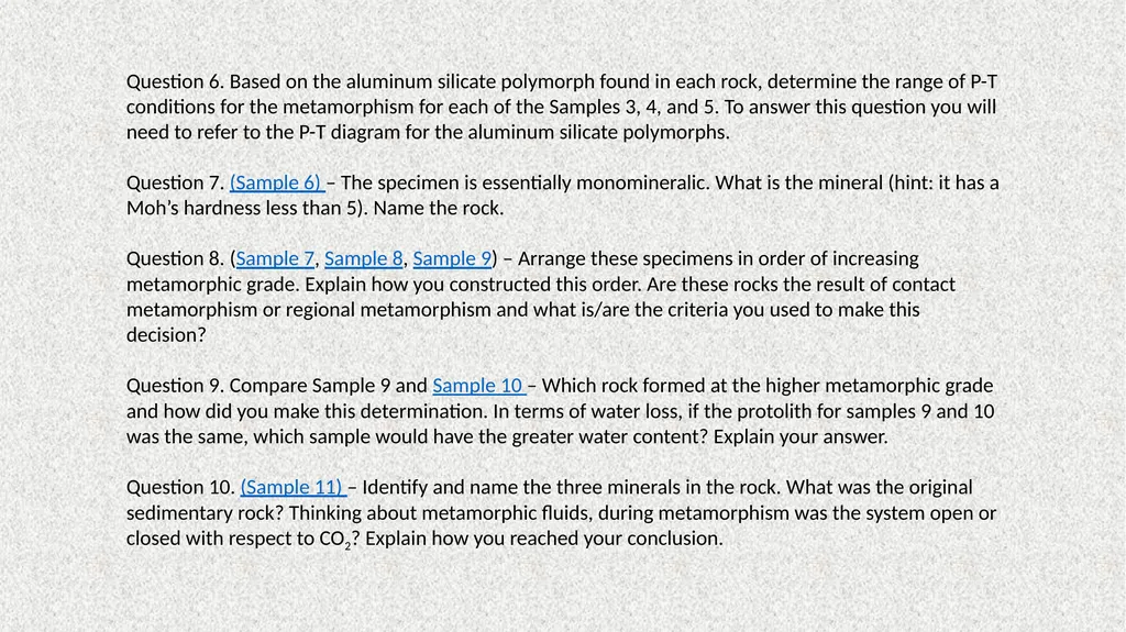 Metamorphic Rocks in Hand Specimen In this - slide 2 of 4