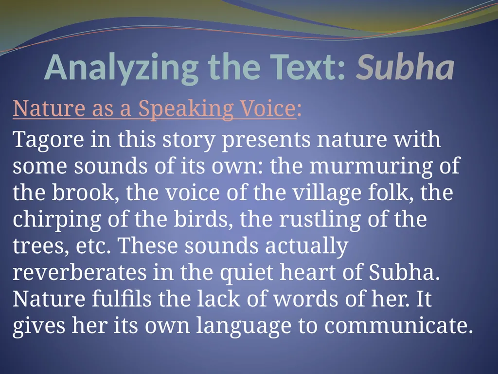 Silence and the Self: Presentation of Dilemma and - slide 10 of 13