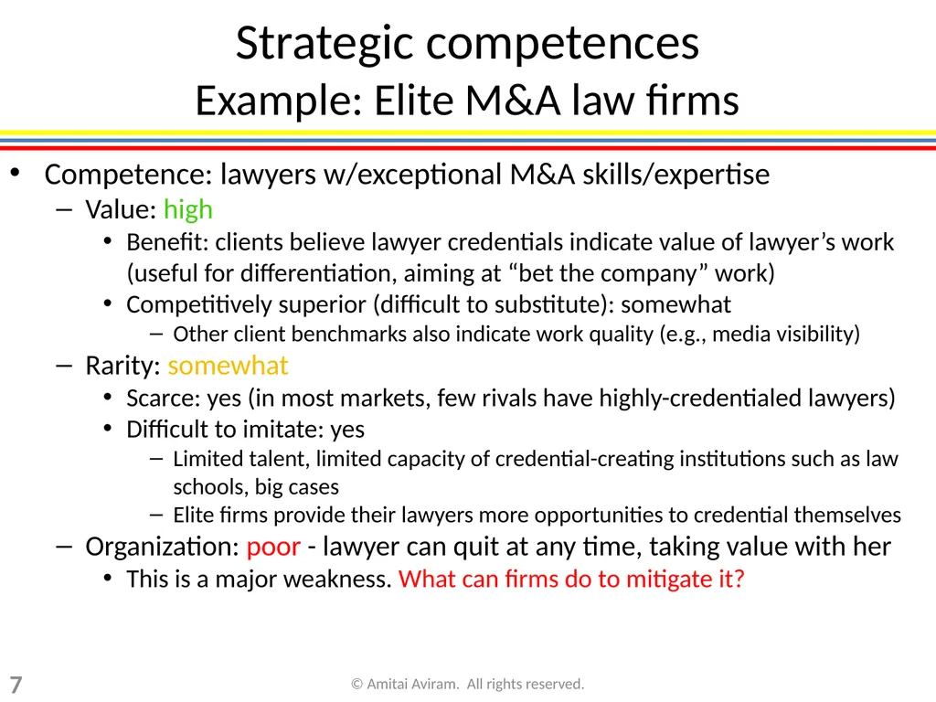 Business strategy for lawyers Chapter 3: The - slide 7 of 75