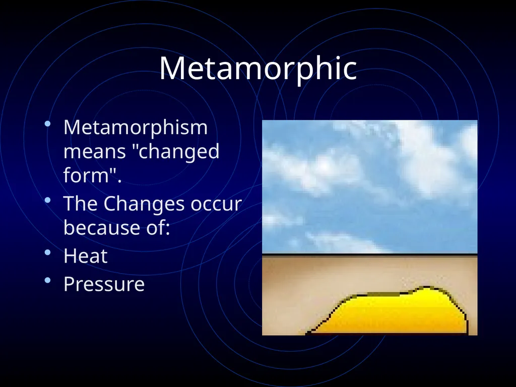 Rocks Rocks There are 3 types of rocks. Igneous, - slide 3 of 10