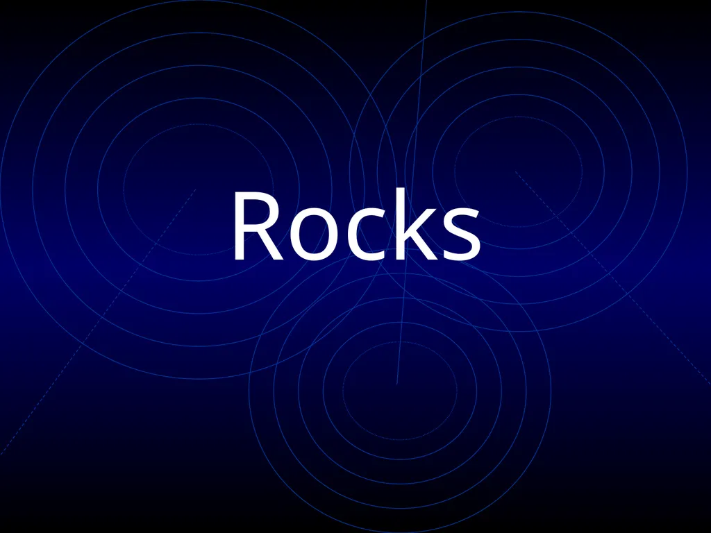 Rocks Rocks There are 3 types of rocks. Igneous, - slide 1 of 10