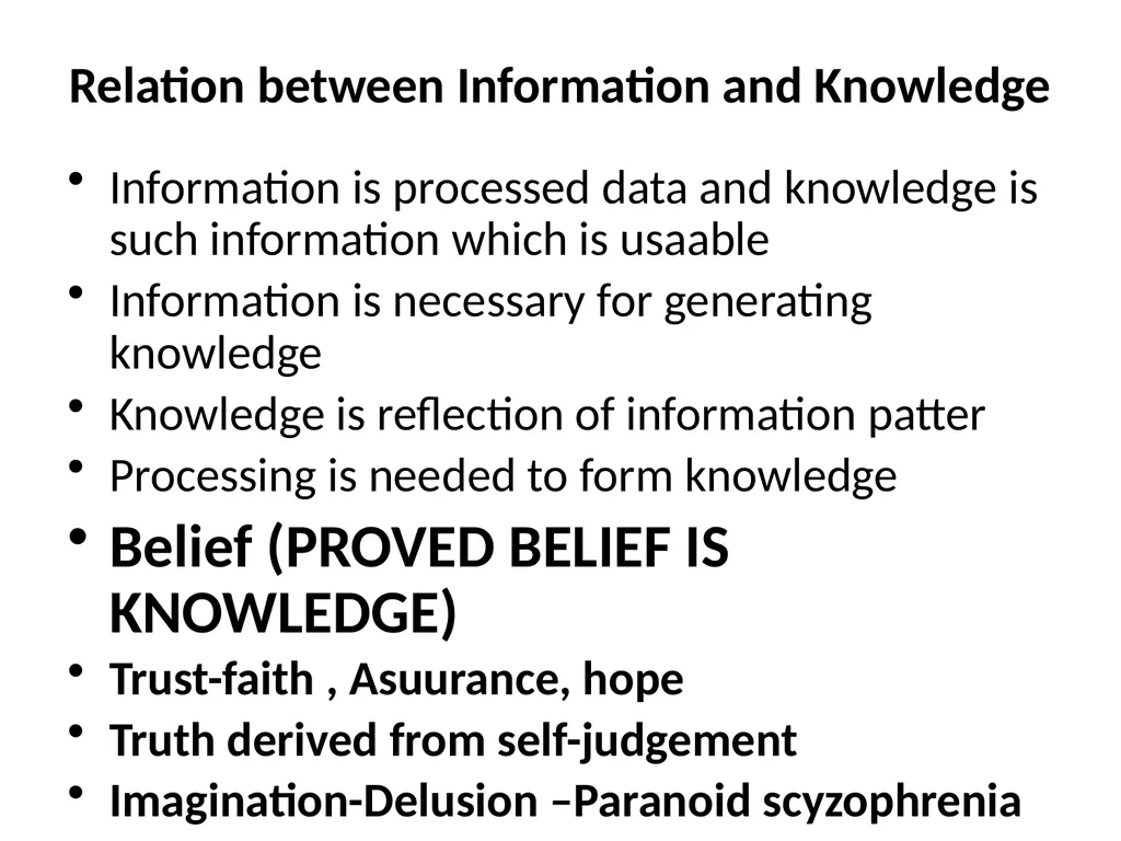 EPISTEMOLOGY –PROCESS OF KNOWLEDGE BUILDING AND - slide 13 of 13