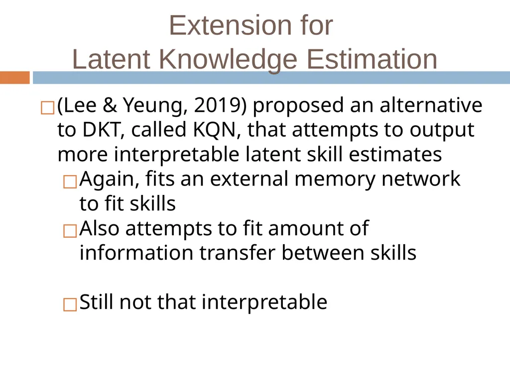 Knowledge Tracing Week 9 Goal of Knowledge Tracing - slide 141 of 167