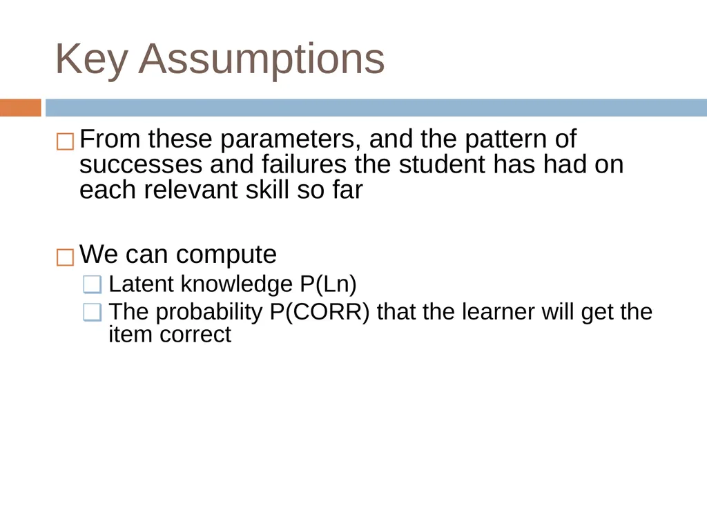 Knowledge Tracing Week 9 Goal of Knowledge Tracing - slide 16 of 167