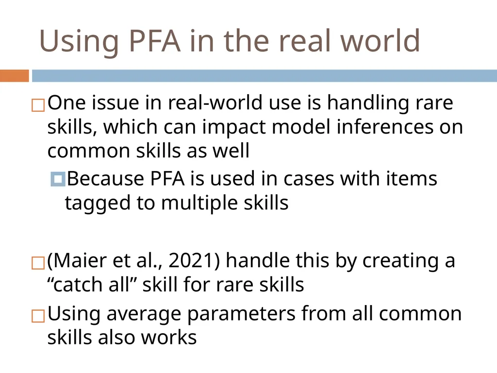 Knowledge Tracing Week 9 Goal of Knowledge Tracing - slide 96 of 167