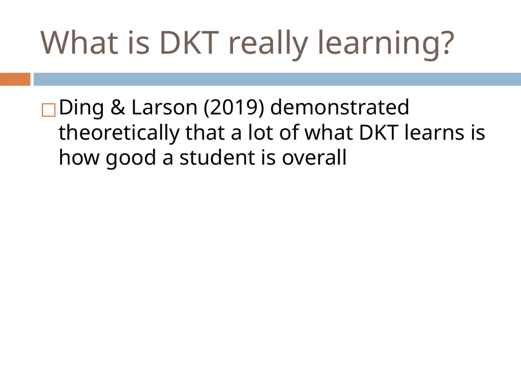 Knowledge Tracing Week 9 Goal of Knowledge Tracing - slide 143 of 167