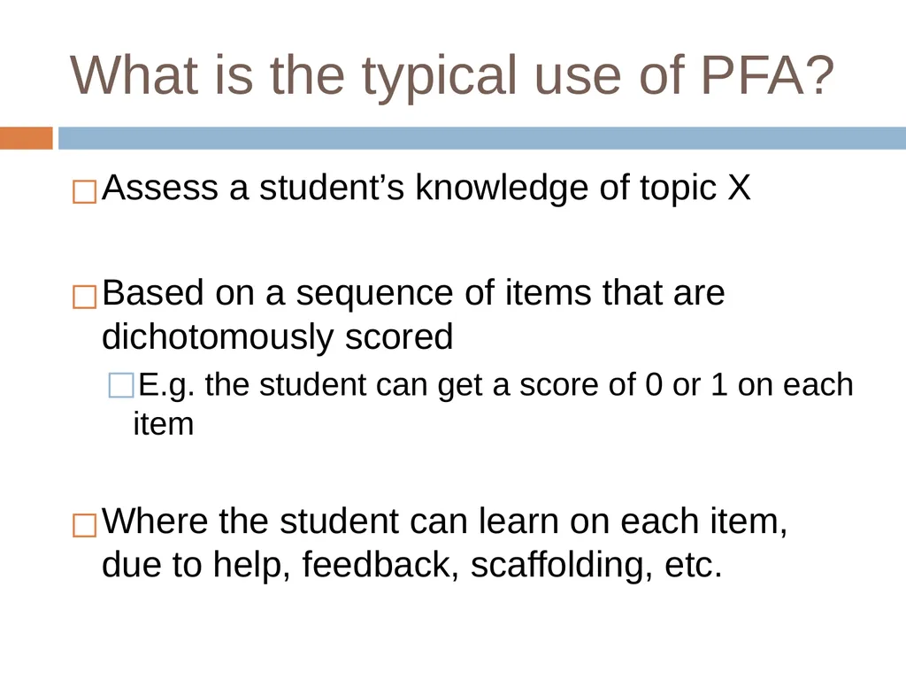Knowledge Tracing Week 9 Goal of Knowledge Tracing - slide 59 of 167