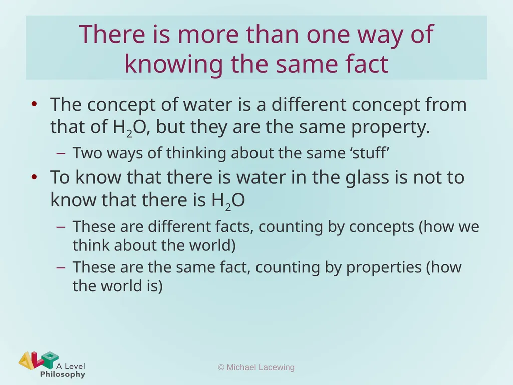 The knowledge argument Michael Lacewing - slide 10 of 12