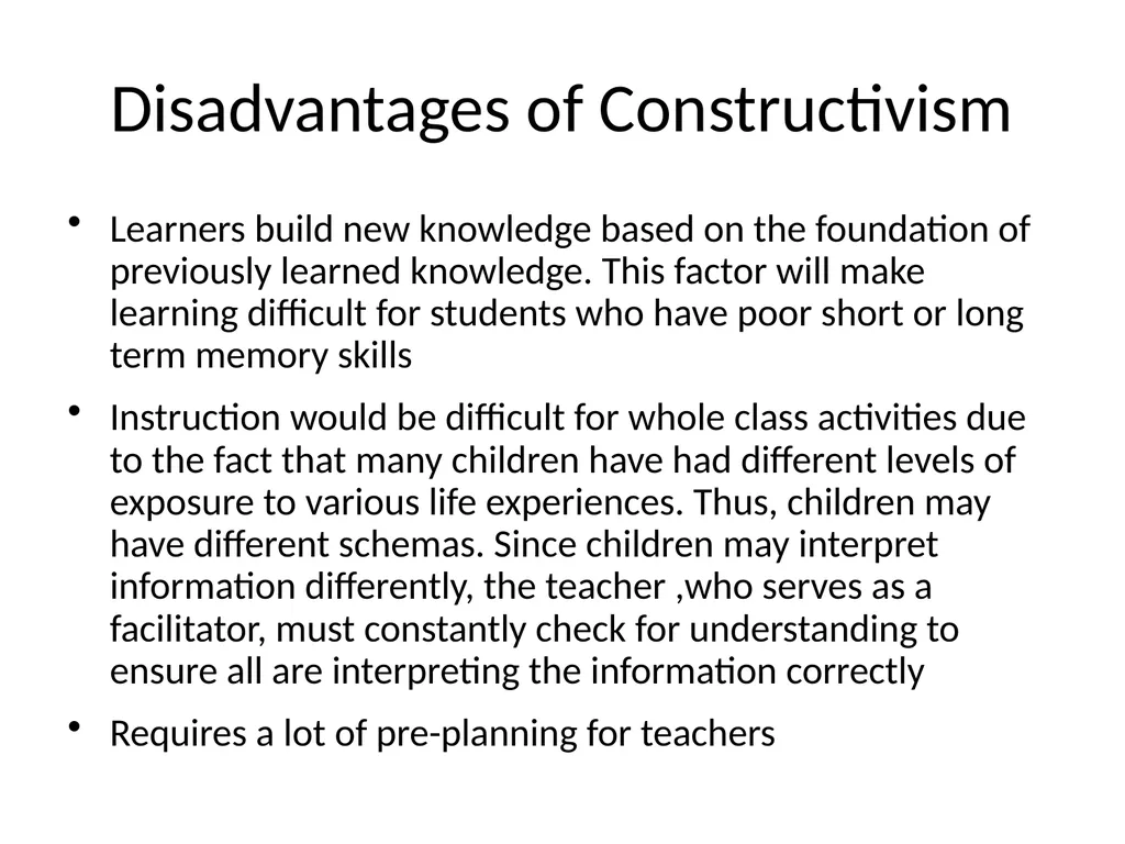 Constructivism Indu.H Learning through real-world - slide 15 of 17