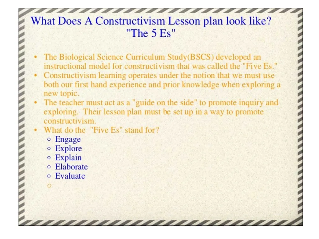 Constructivism Indu.H Learning through real-world - slide 12 of 17