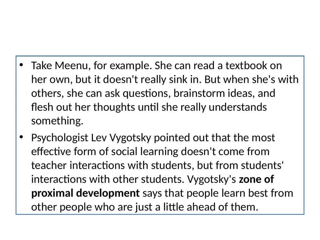 Constructivism Indu.H Learning through real-world - slide 9 of 17