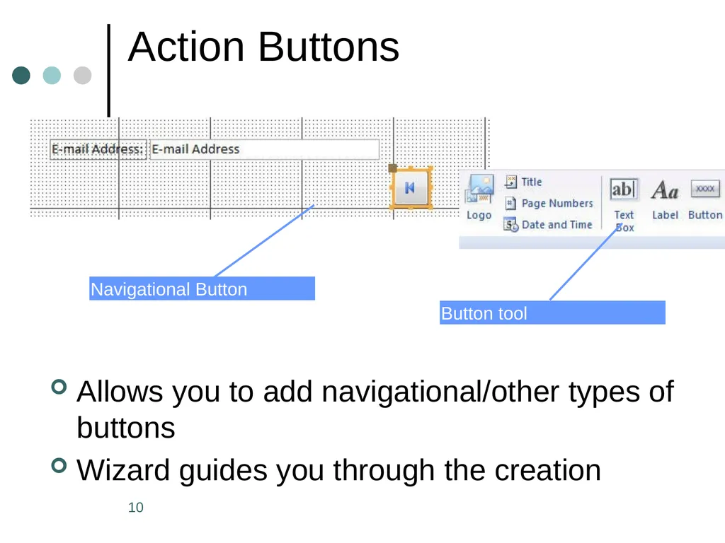 1 1 1 Exploring Microsoft Office Access 2 Methods - slide 10 of 11