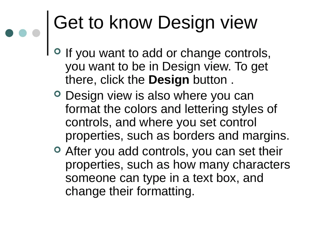 1 1 1 Exploring Microsoft Office Access 2 Methods - slide 8 of 11