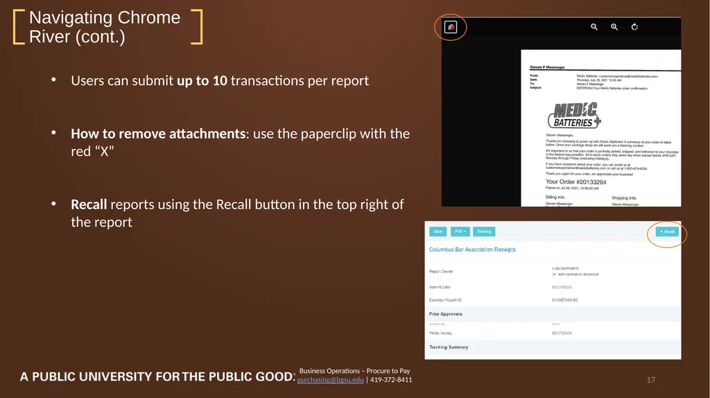 2023 PCard Program Relaunch Procure to Pay | - slide 17 of 26