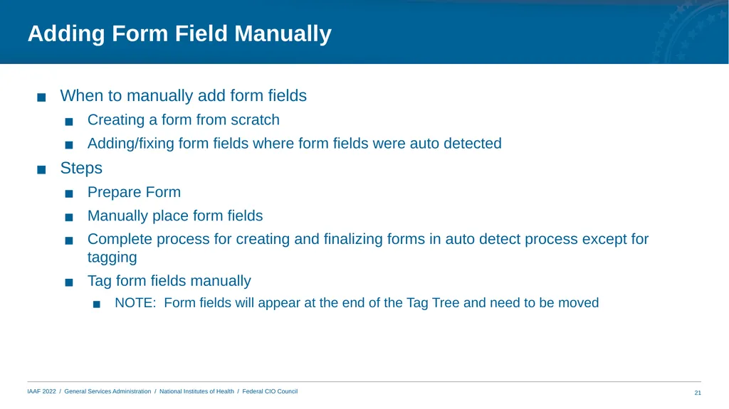 Annual Interagency Accessibility Forum Unlocking - slide 21 of 31