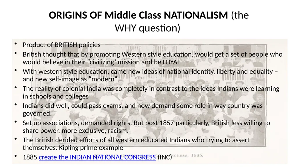 Nationalism and the Middle Class Understanding the - slide 9 of 10