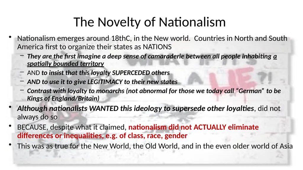 Nationalism and the Middle Class Understanding the - slide 5 of 10