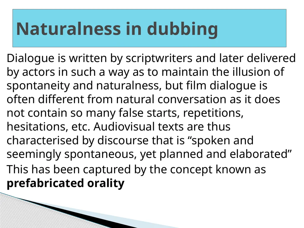 Translation Strategies of Dubbing Lect. Dr. Jalil - slide 2 of 17