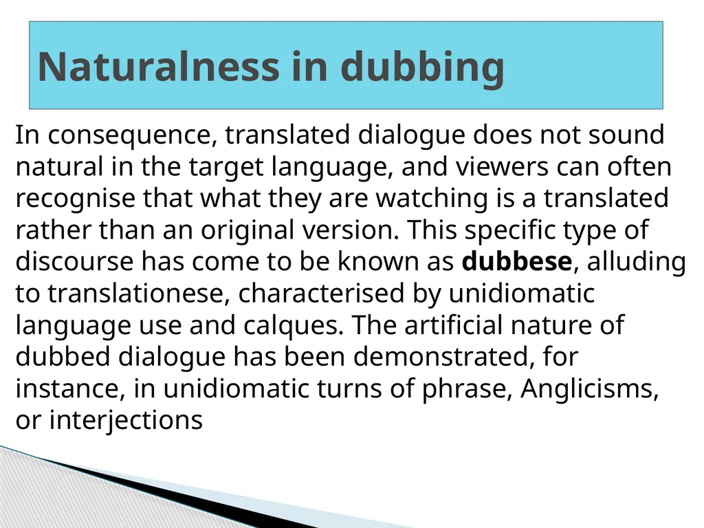 Translation Strategies of Dubbing Lect. Dr. Jalil - slide 4 of 17