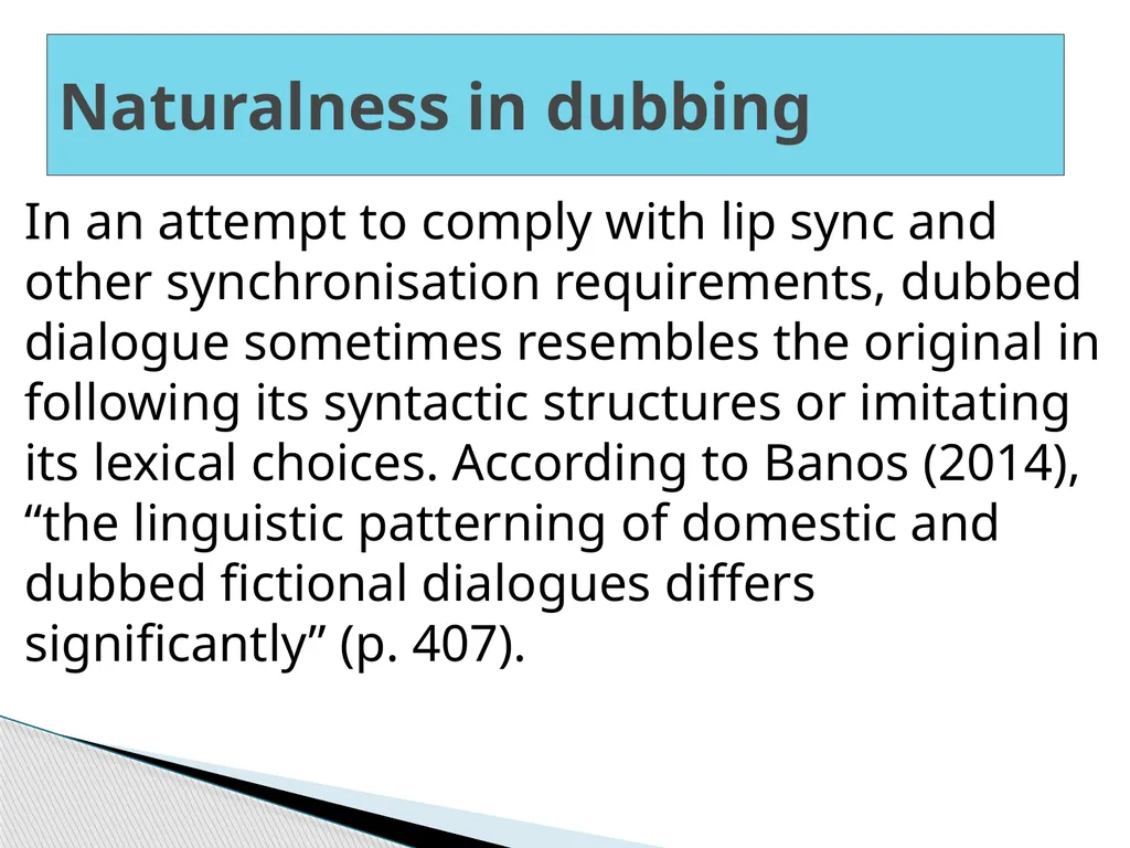 Translation Strategies of Dubbing Lect. Dr. Jalil - slide 3 of 17