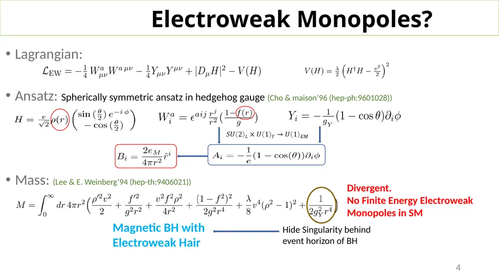 Phenomenology of Magnetic Black Holes with - slide 4 of 11
