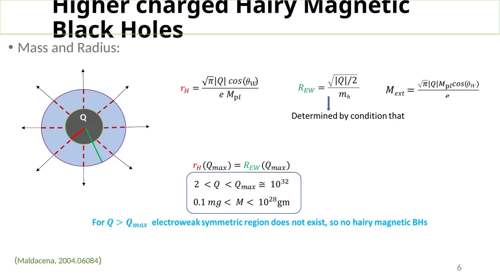 Phenomenology of Magnetic Black Holes with - slide 6 of 11