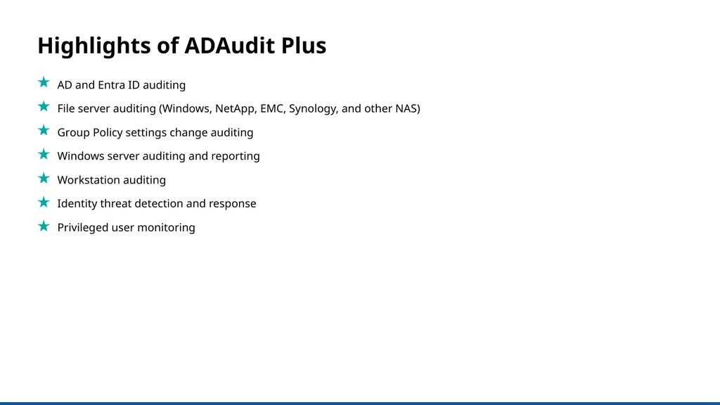 A UBA-driven change auditor Keep your Active - slide 4 of 32