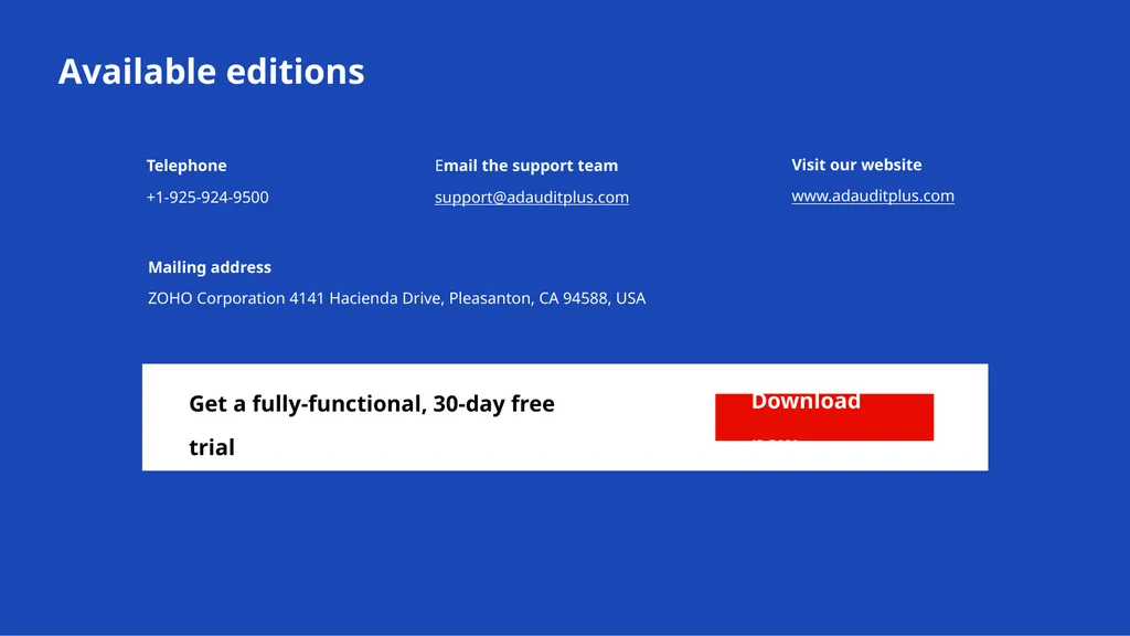 A UBA-driven change auditor Keep your Active - slide 32 of 32