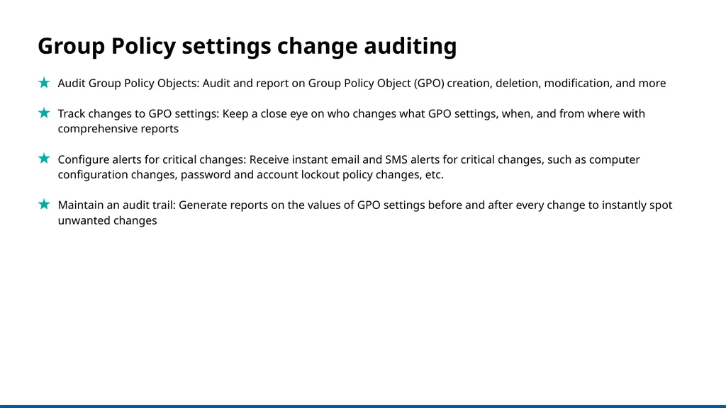 A UBA-driven change auditor Keep your Active - slide 12 of 32