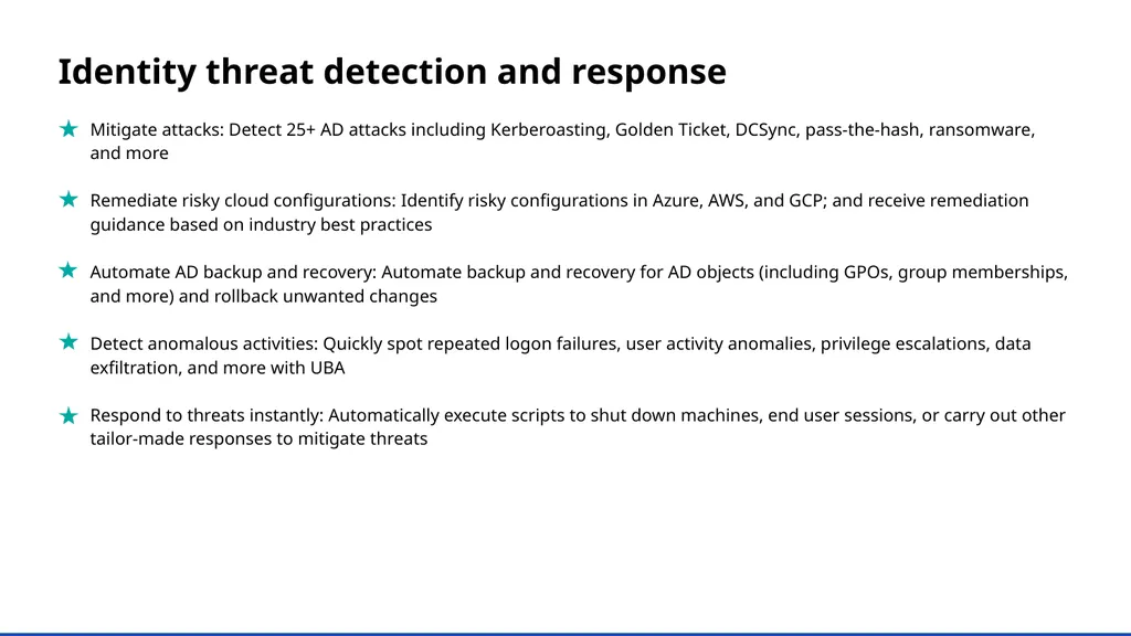 A UBA-driven change auditor Keep your Active - slide 18 of 32