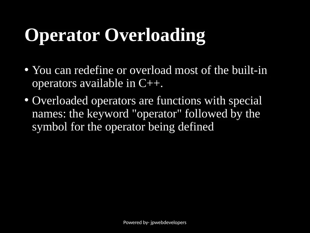 Presentation ON Polymorphism in C++ Powered by- - slide 7 of 10