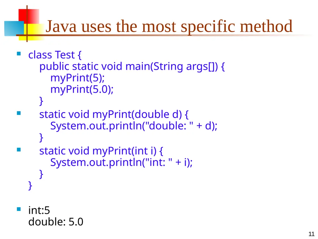 7-Apr-15 Polymorphism 2 Signatures In any - slide 11 of 26