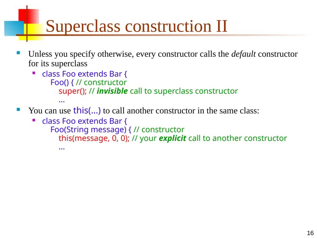 7-Apr-15 Polymorphism 2 Signatures In any - slide 16 of 26