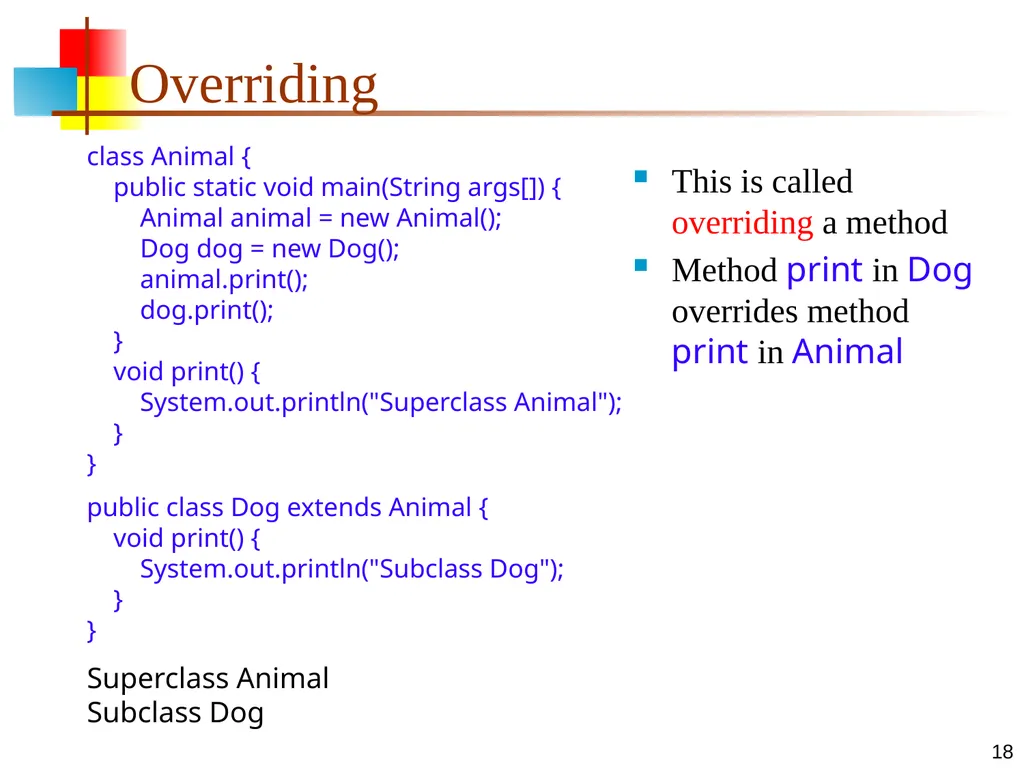 7-Apr-15 Polymorphism 2 Signatures In any - slide 18 of 26