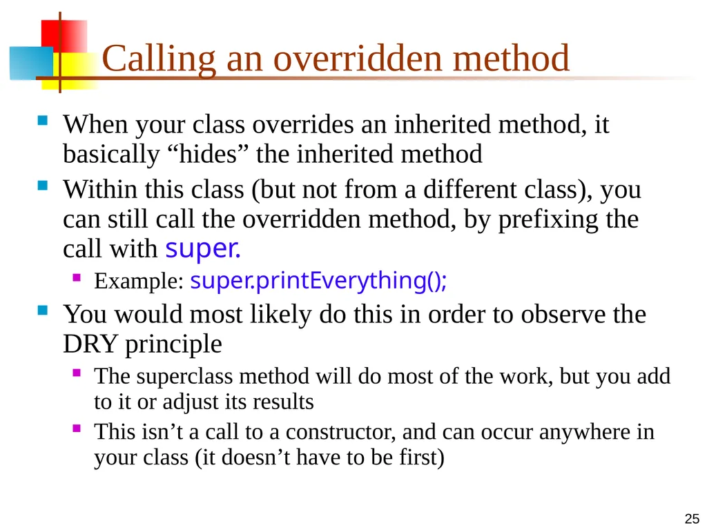 7-Apr-15 Polymorphism 2 Signatures In any - slide 25 of 26