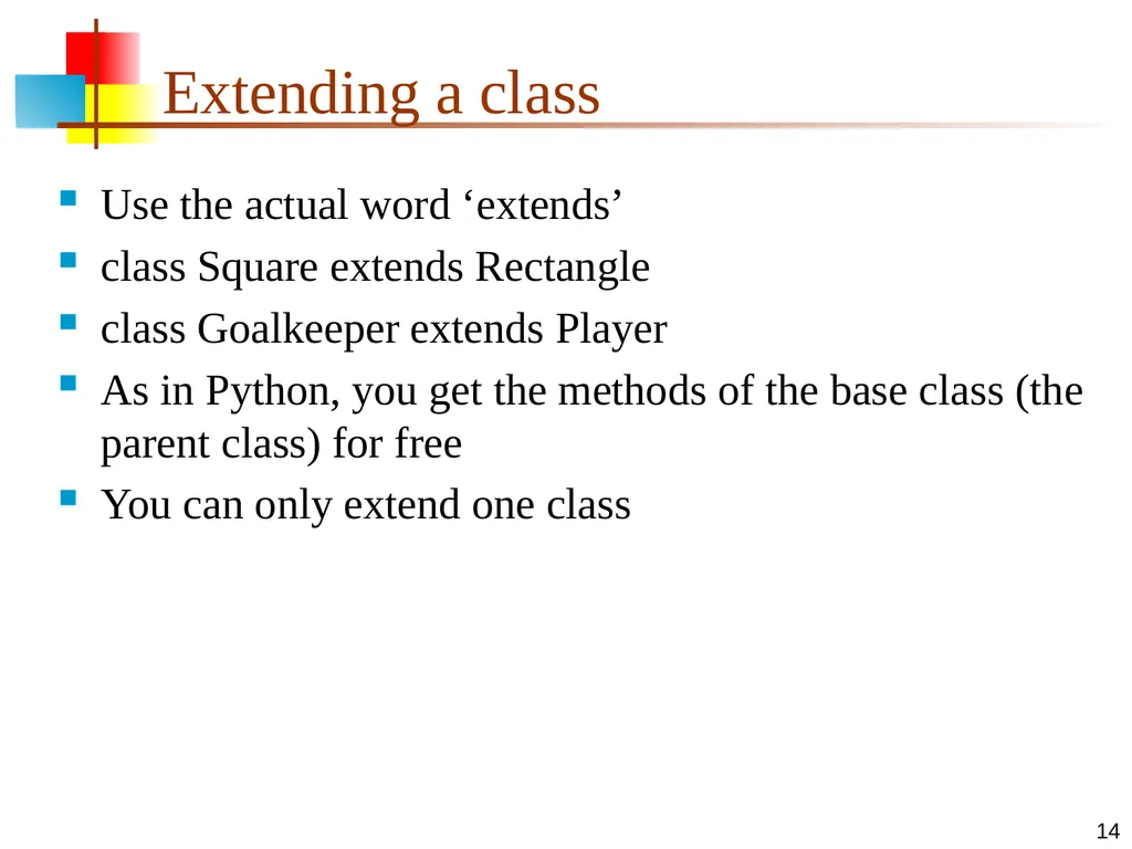 7-Apr-15 Polymorphism 2 Signatures In any - slide 14 of 26