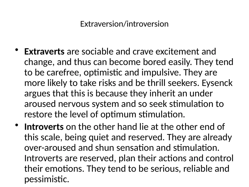personality definitions The word'personality' - slide 23 of 45