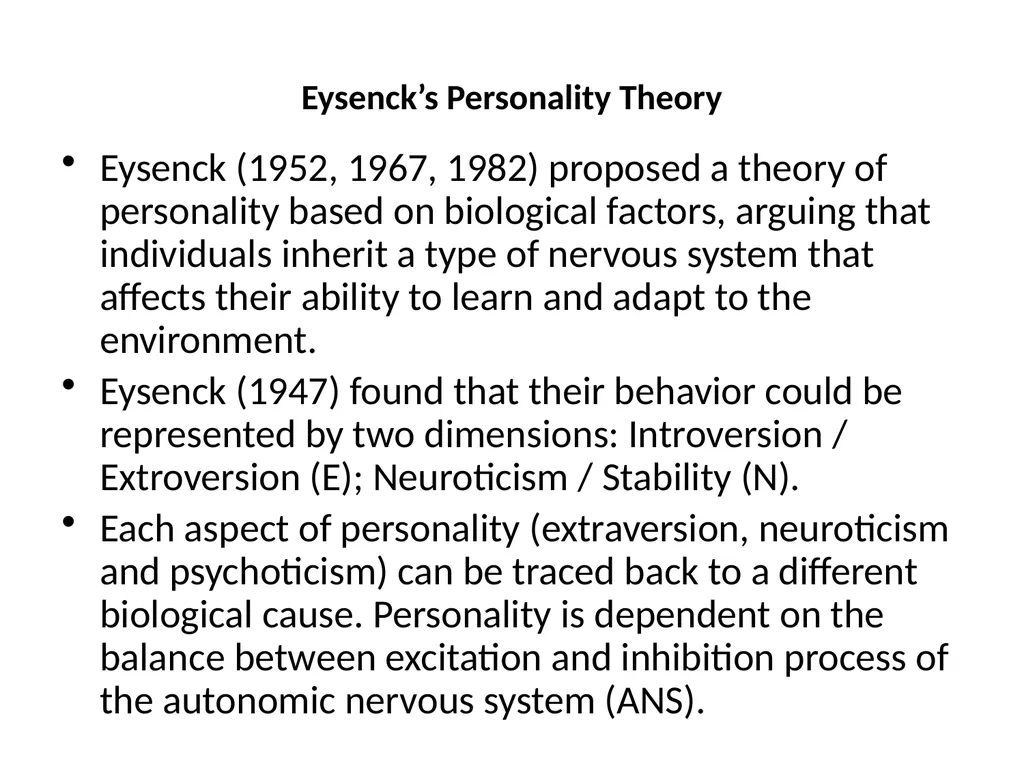 personality definitions The word'personality' - slide 22 of 45