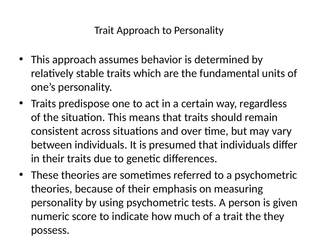 personality definitions The word'personality' - slide 21 of 45