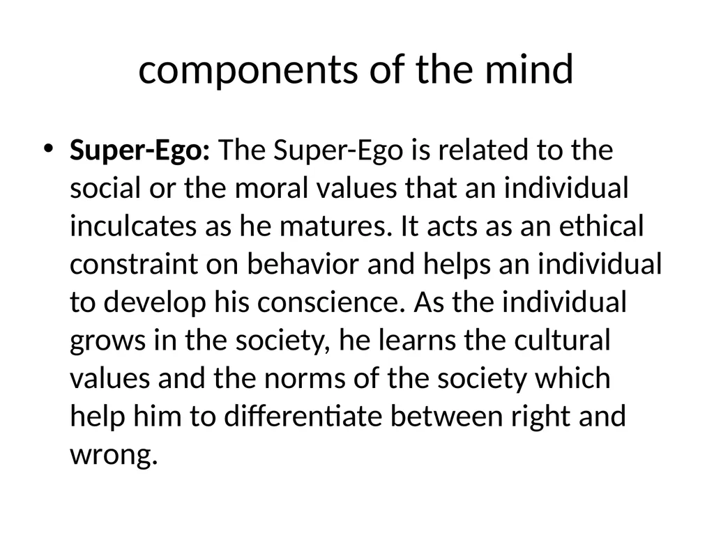 personality definitions The word'personality' - slide 6 of 45