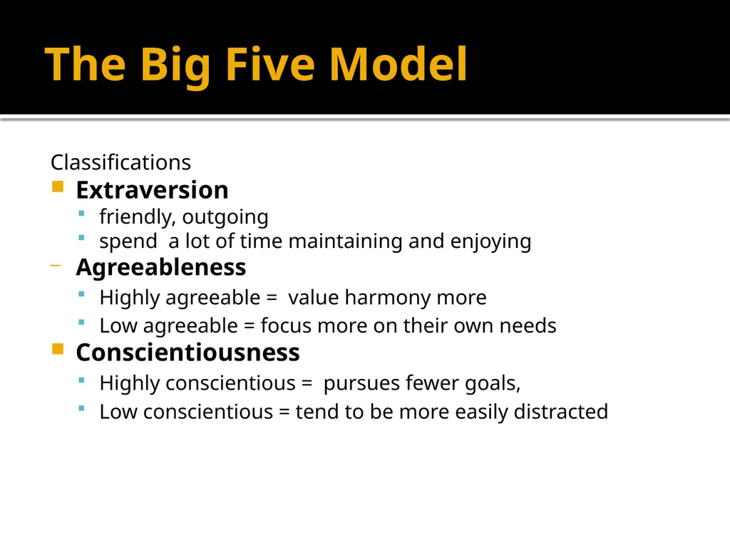 Personality UNIT-2 Personality & Consumer Behavior - slide 29 of 49