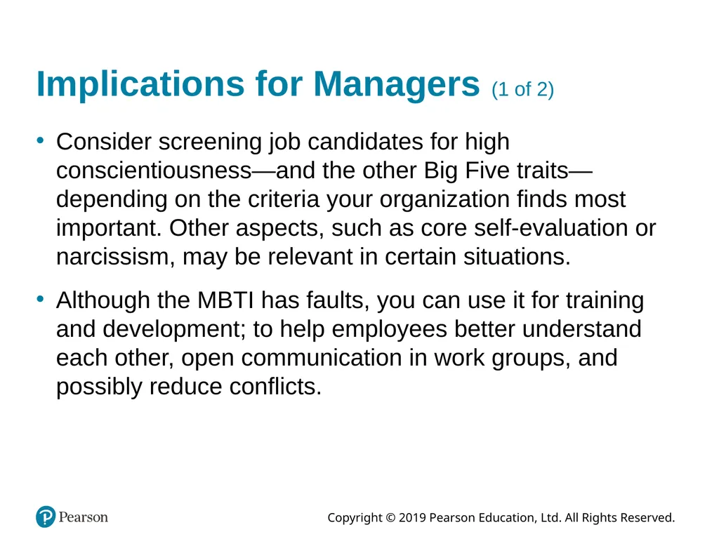 Organizational Behavior Eighteenth Edition, Global - slide 31 of 35