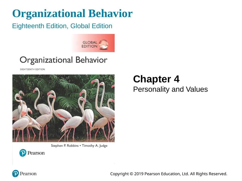 Organizational Behavior Eighteenth Edition, Global - slide 1 of 35