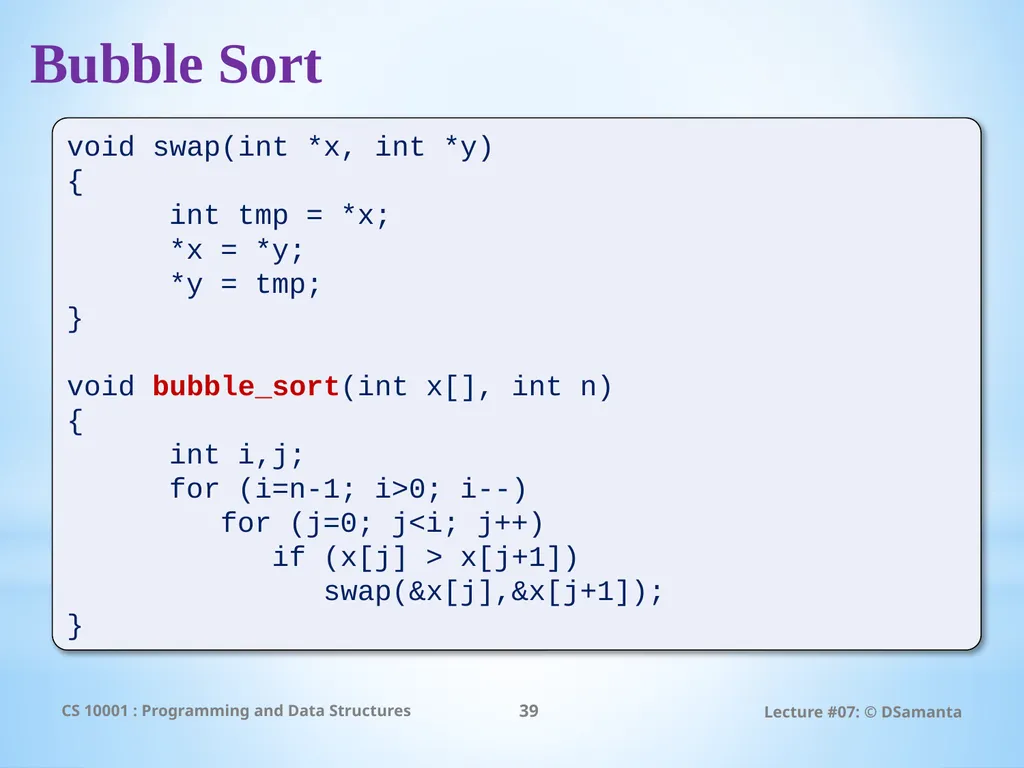 Debasis Samanta Computer Science & Engineering - slide 39 of 75