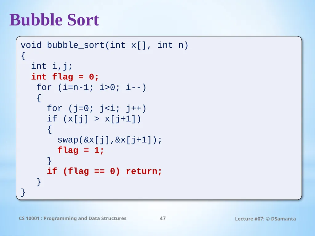 Debasis Samanta Computer Science & Engineering - slide 47 of 75