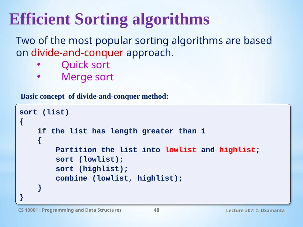 Debasis Samanta Computer Science & Engineering - slide 48 of 75