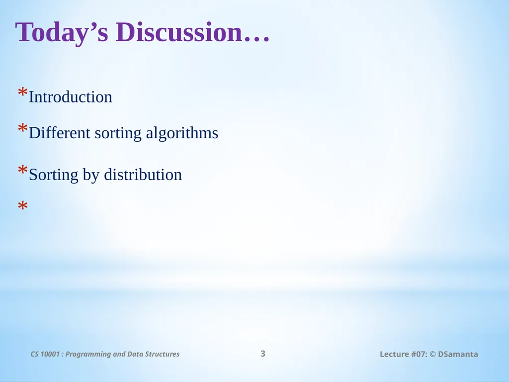Debasis Samanta Computer Science & Engineering - slide 3 of 75