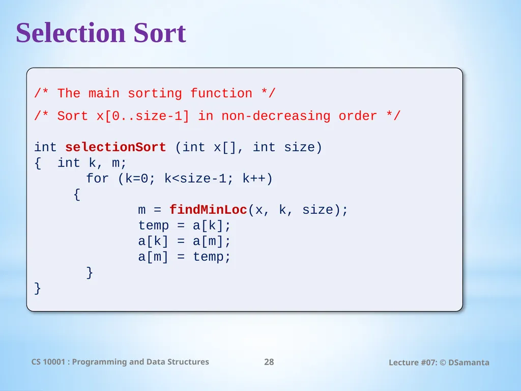 Debasis Samanta Computer Science & Engineering - slide 28 of 75
