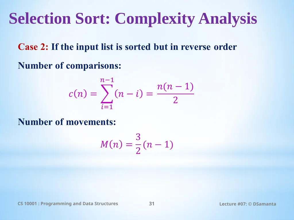 Debasis Samanta Computer Science & Engineering - slide 31 of 75